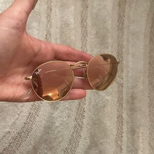 Ray-Ban Women's Gold and Pink Sunglasses